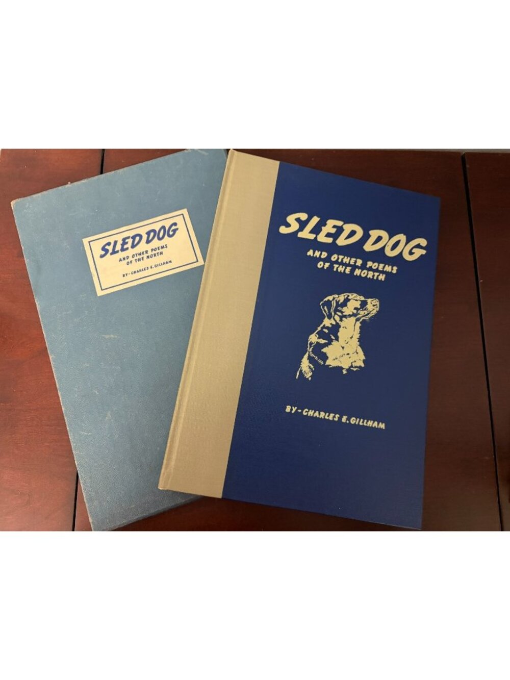 Sled Dog and Other Poems of the North by Charles E Gillham 1950 book slip cover